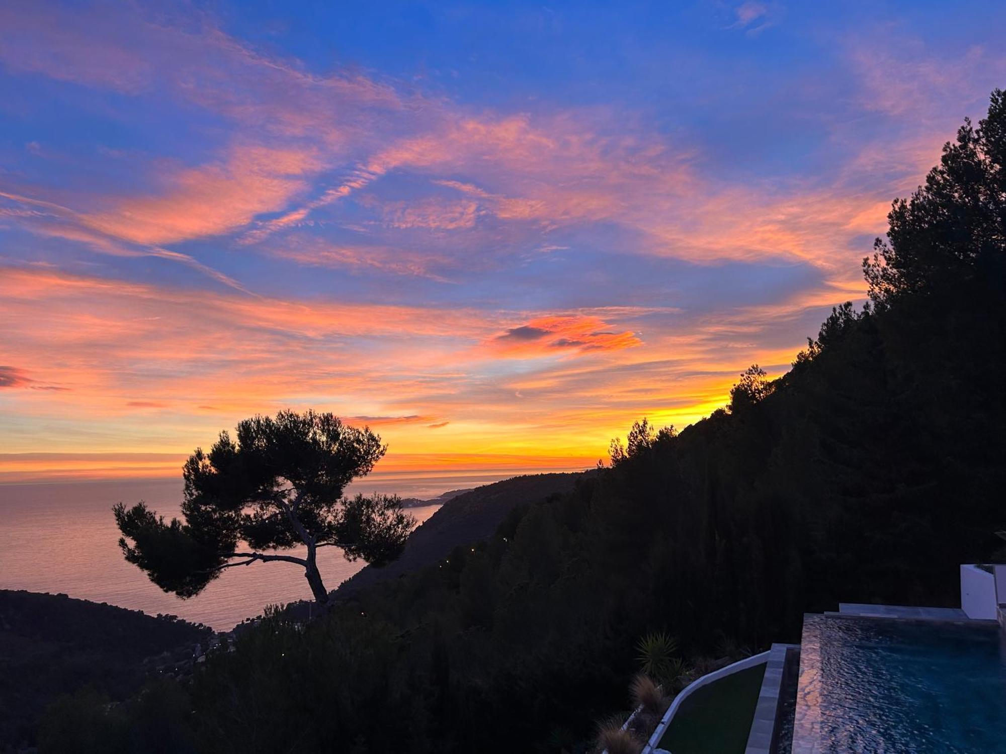 Eze - Appartement Dans Bas De Villa Avec Piscine Pres De Monaco Exteriér fotografie