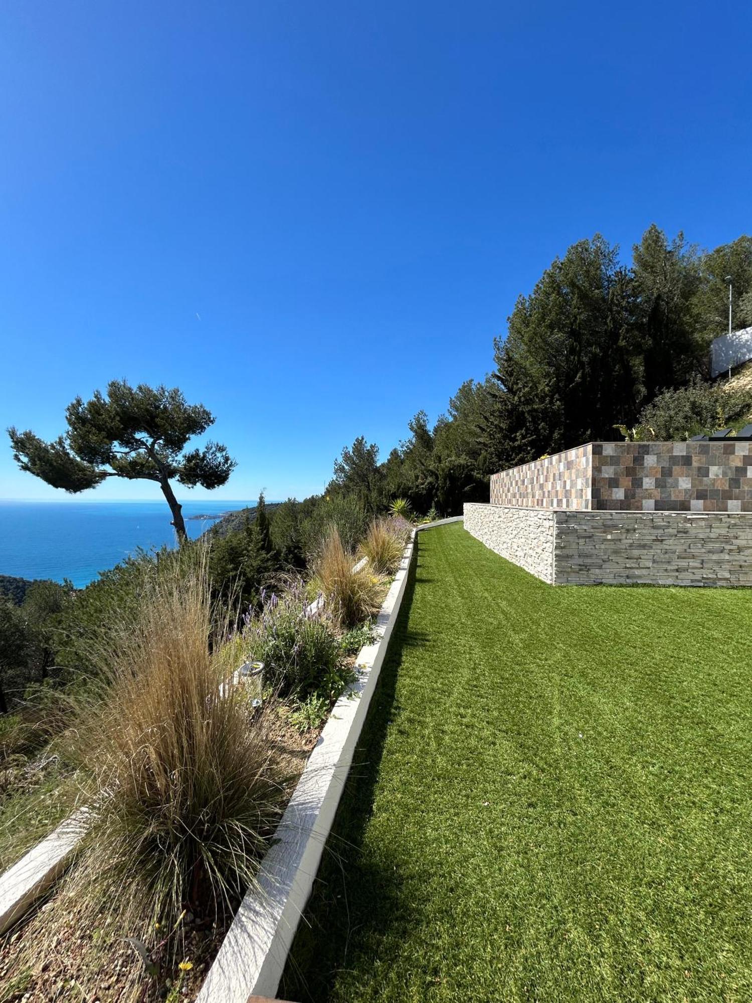 Eze - Appartement Dans Bas De Villa Avec Piscine Pres De Monaco Exteriér fotografie